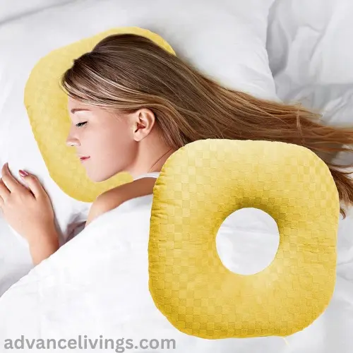 The Benefits of Side Sleeping Pillow with Ear Hole: Side Sleeper with Ear Hole can offer much-needed respite from tinnitus by reducing the strain on your head and neck.