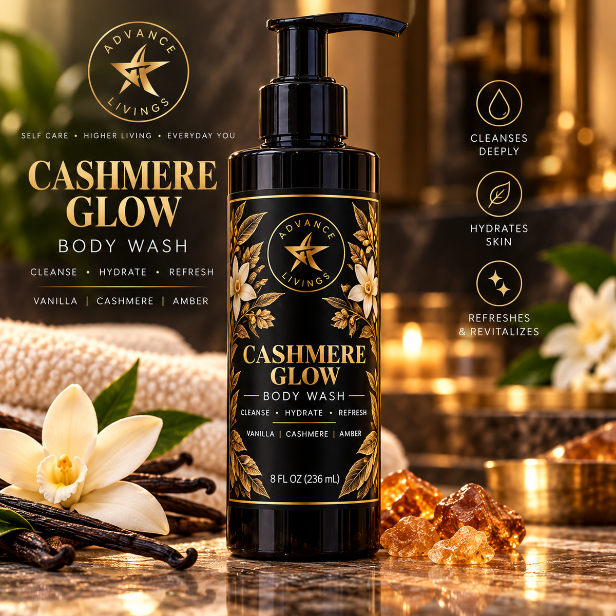 Advance Livings premium body washes