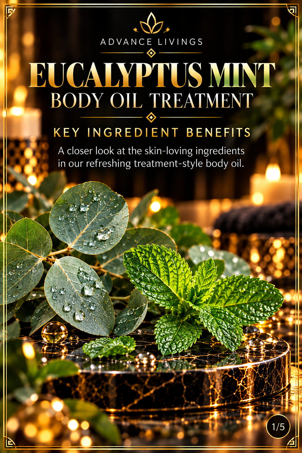 Eucalyptus Mint Body Oil key ingredient benefits