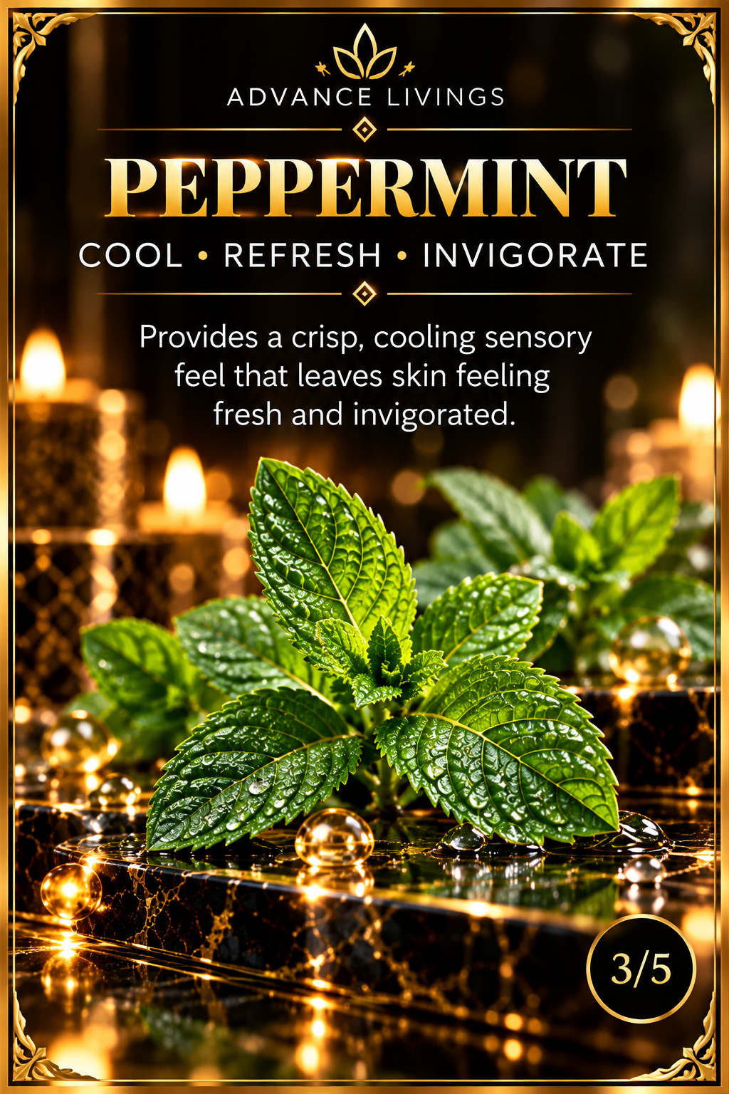 Peppermint benefits in Eucalyptus Mint Body Oil