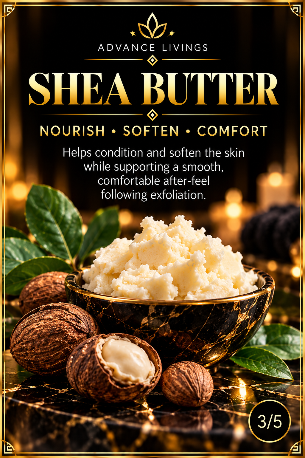 Shea butter benefits in Eucalyptus Mint Body Scrub