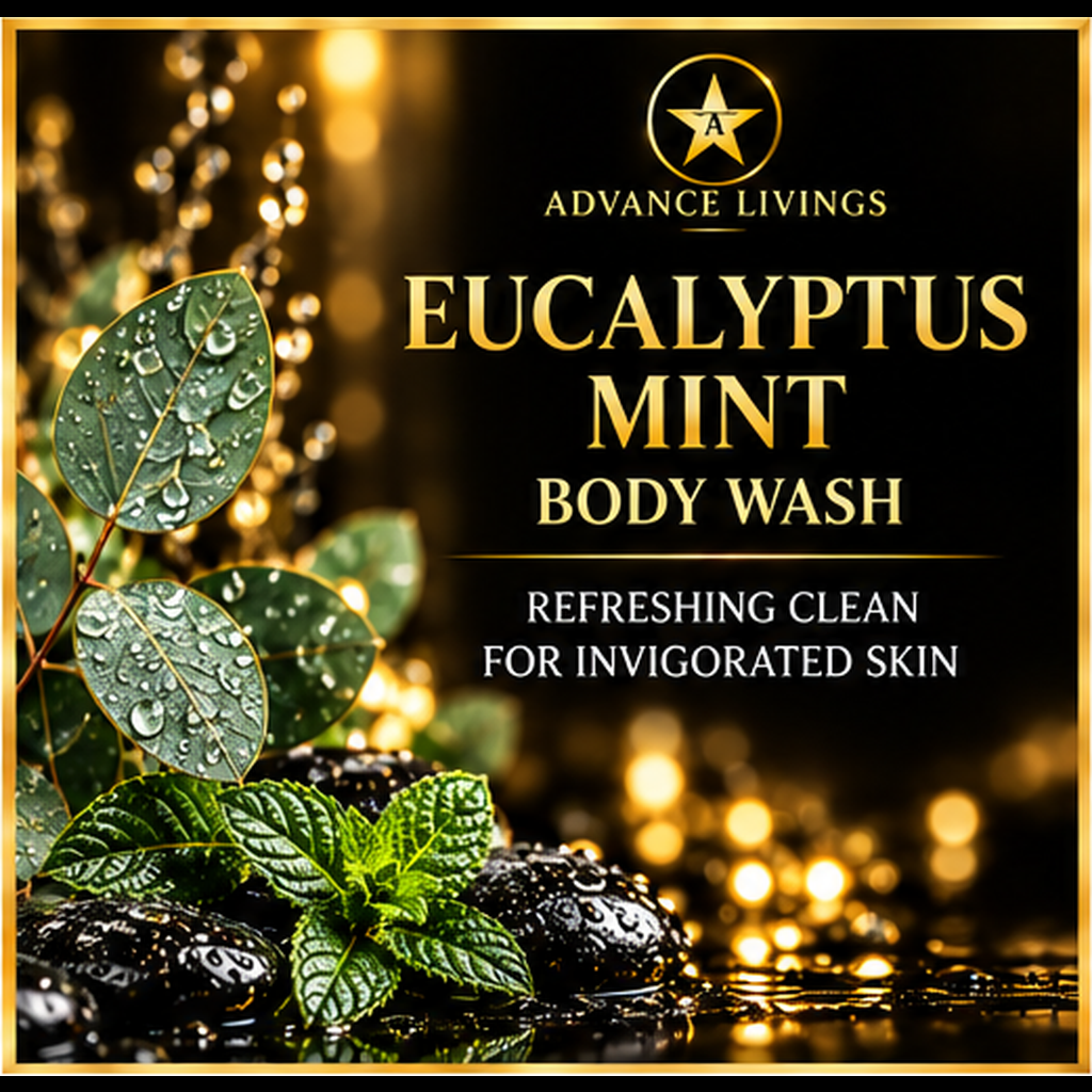 Eucalyptus Mint Body Wash 8 oz refreshing clean benefits