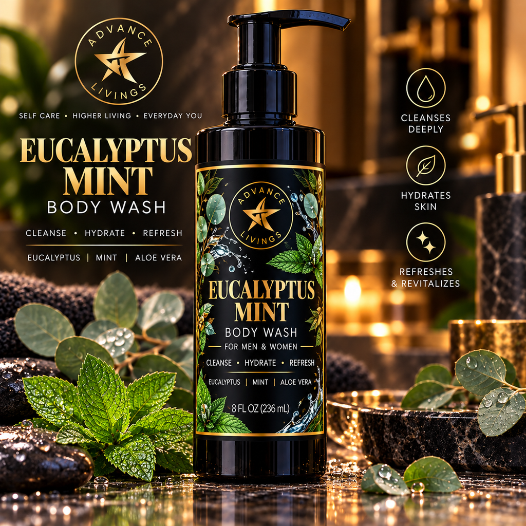 Advance Livings Eucalyptus Mint Body Wash 8 oz