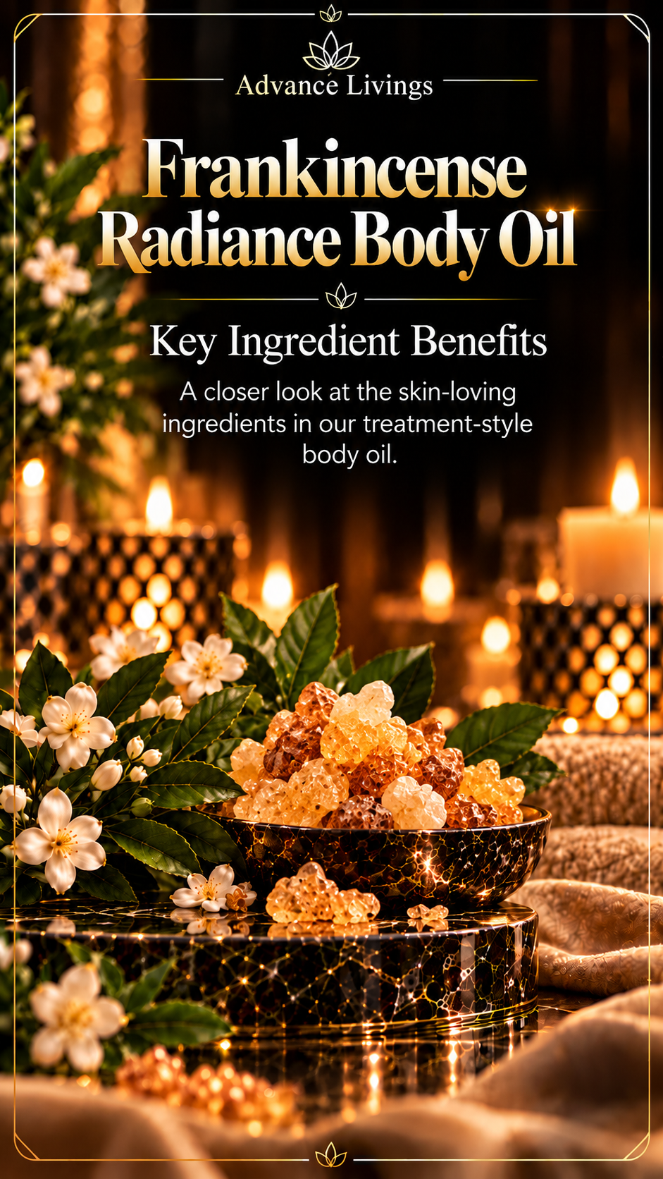 Frankincense Radiance Body Oil key ingredient benefits