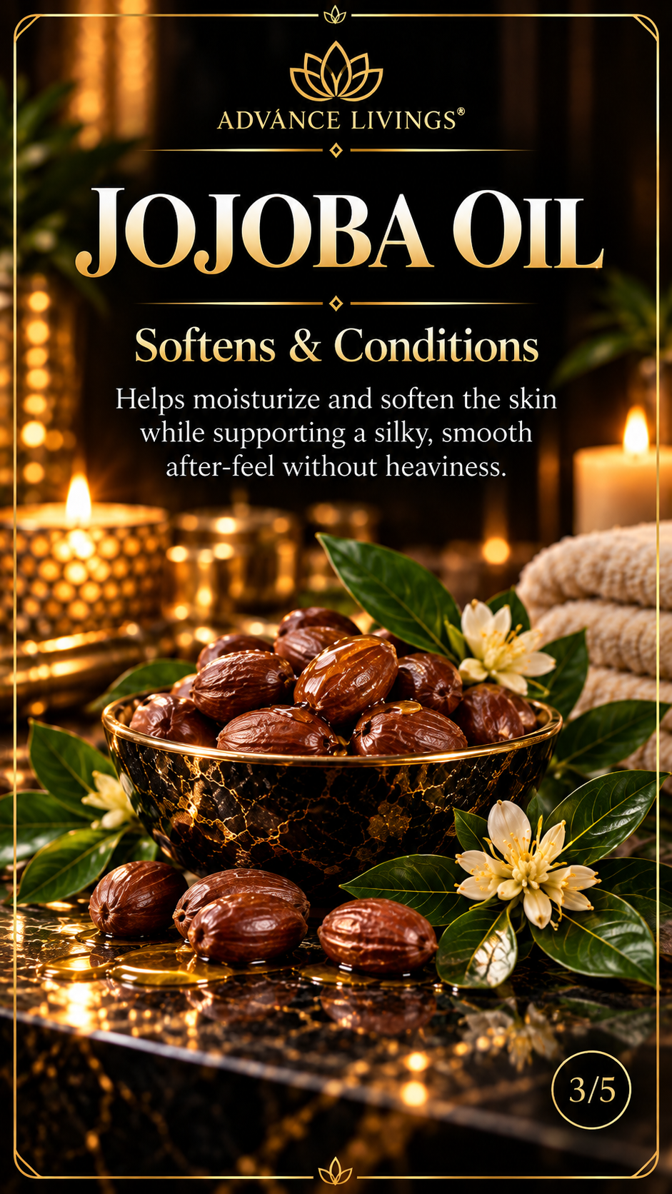 Jojoba oil benefits in Frankincense Radiance Body Scrub